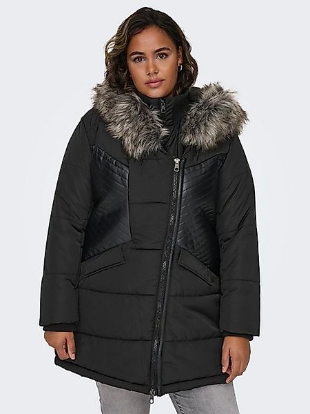 ONLY CARMAKOMA Steppjacke CARLITTA FUR HOOD günstig online kaufen