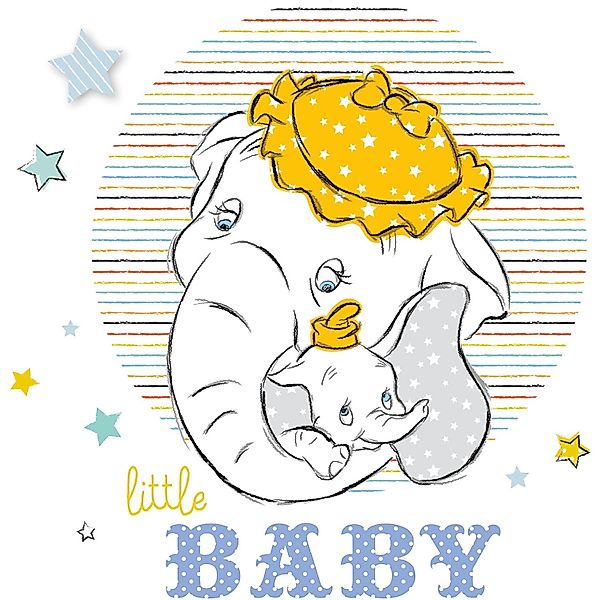 Komar Bild "Dumbo Little Baby" Disney 1 Stk. tlg. Wandbild zur Dekoration i günstig online kaufen
