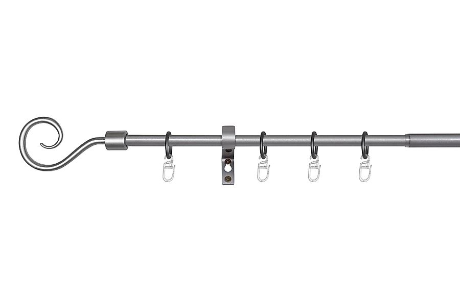 ondeco Gardinenstange Teleskopgarnitur Hook, Ø 16 günstig online kaufen