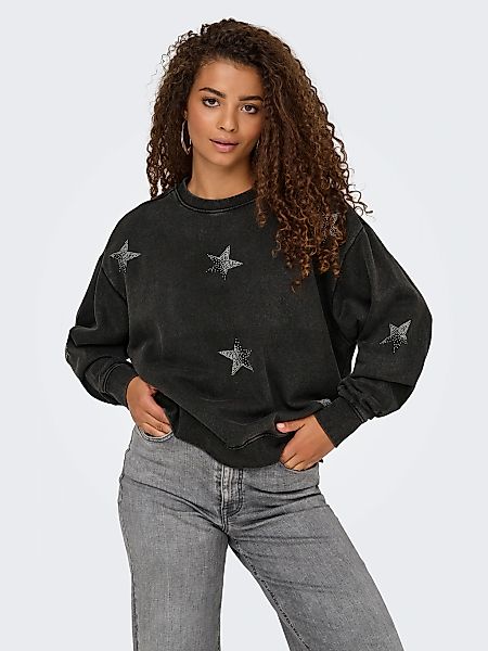 ONLY Sweatshirt "ONLINDA L/S O-NECK BOX CC SWT" günstig online kaufen