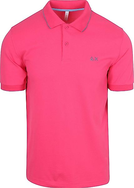 Sun68 Poloshirt Small Stripe Collar Rosa - Größe XL günstig online kaufen