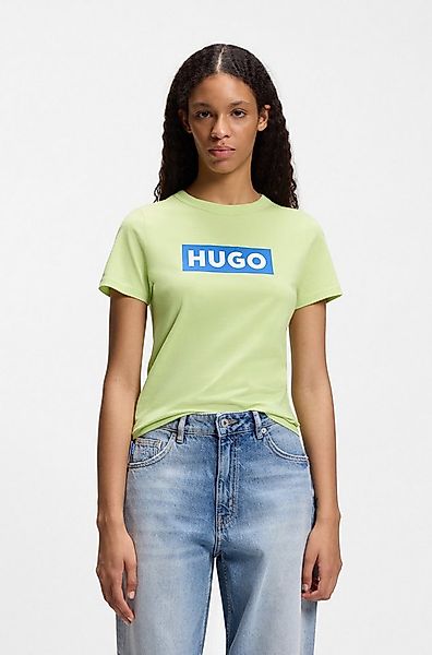 HUGO Blue T-Shirt Classic Tee mit Rundhals, Logodruck günstig online kaufen