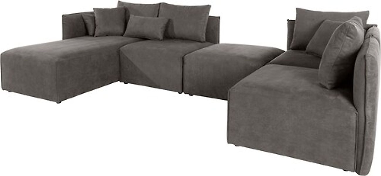OTTO home Wohnlandschaft »Nöre U-Form« 5 Teile, in vielen Bezugsqualitäten günstig online kaufen