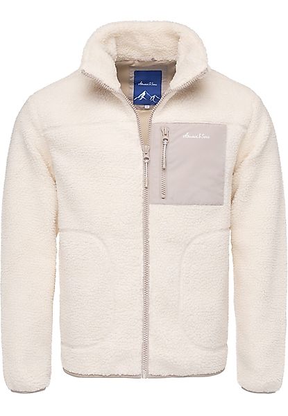 Amaci&Sons Fleecejacke YERMO Fleecejacke Herren Teddyfleece günstig online kaufen