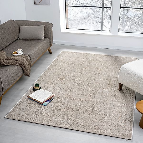Vimoda Orientteppich Vintage Wohnzimmerteppich Kurzflor, Rechteckig, günstig online kaufen