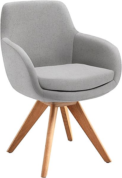 Musterring Esszimmerstuhl »Tavia« (Set) 2 Stk.Stativgestell Eiche Bianco, D günstig online kaufen