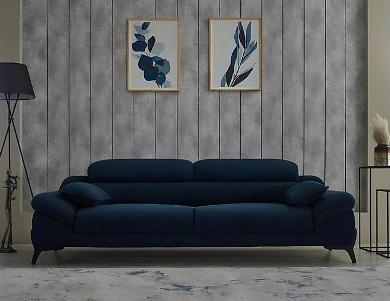 JVmoebel Sofa Moderne Couch Dreisitzer Sofa 3 Sitzer Stoffsofa Polstersofa günstig online kaufen