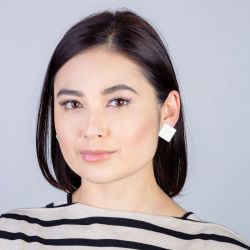ALEXASCHA Paar Ohrstecker Quadratische Statement Ohrringe günstig online kaufen