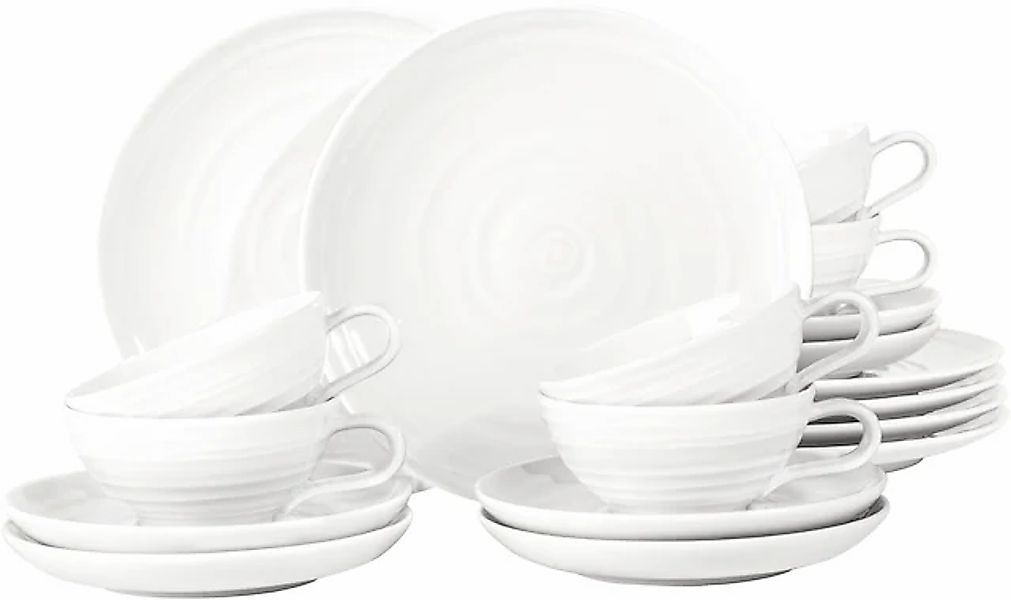 Seltmann Weiden Teeservice »Geschirr-Set, 18 Teile, Terra, klein« Tassen, T günstig online kaufen