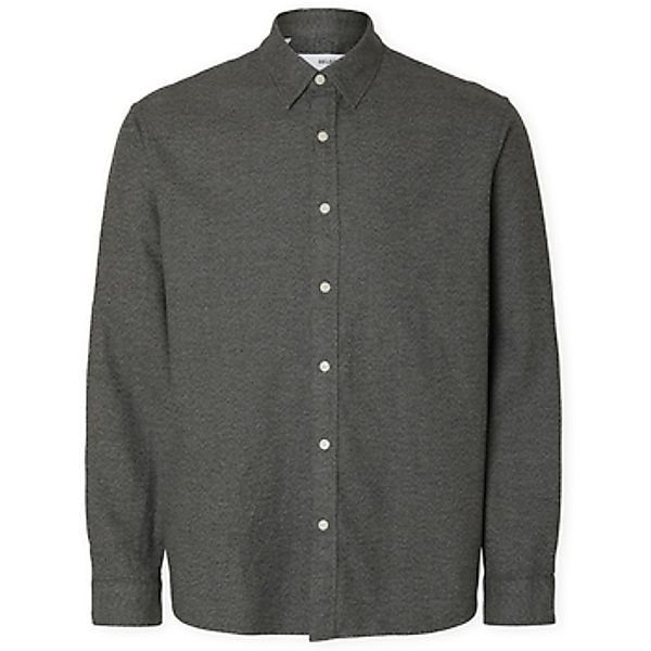 Selected  Hemdbluse Noos Regnoah Shirt - Gray Flannel günstig online kaufen