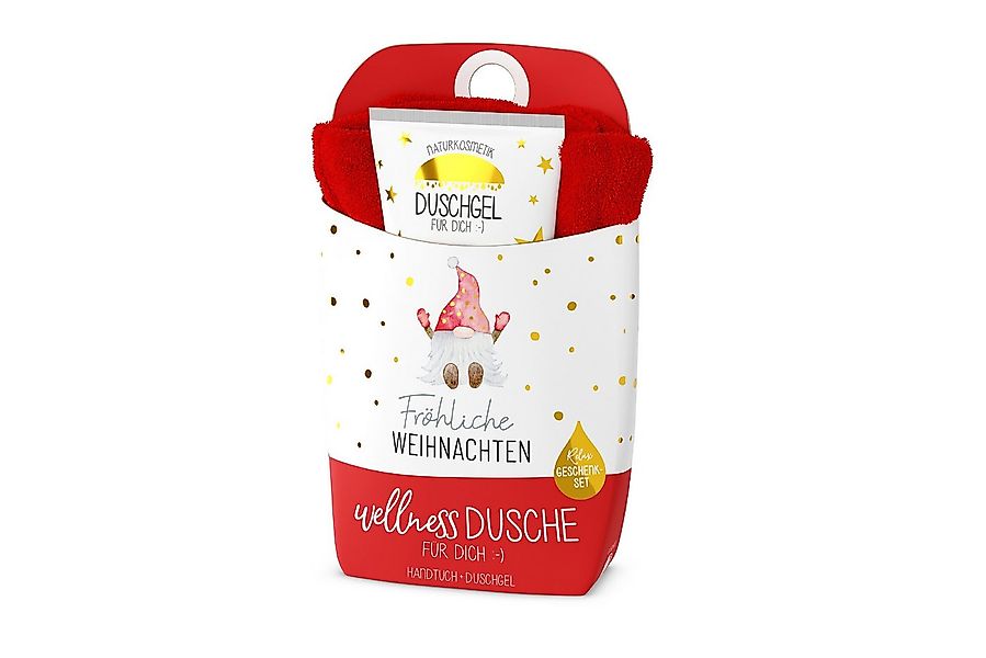 La Vida Handtuch Wellness-Dusche Geschenkset Duschgel Handtuch Weihnachten günstig online kaufen