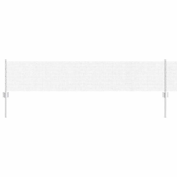 vidaXL Gartenzaun Zaun mit Pfosten Silber günstig online kaufen