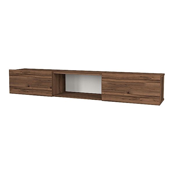 en.casa Lowboard, »Paltamo« Fernsehschrank 180x31x29,5cm Eiche, günstig online kaufen
