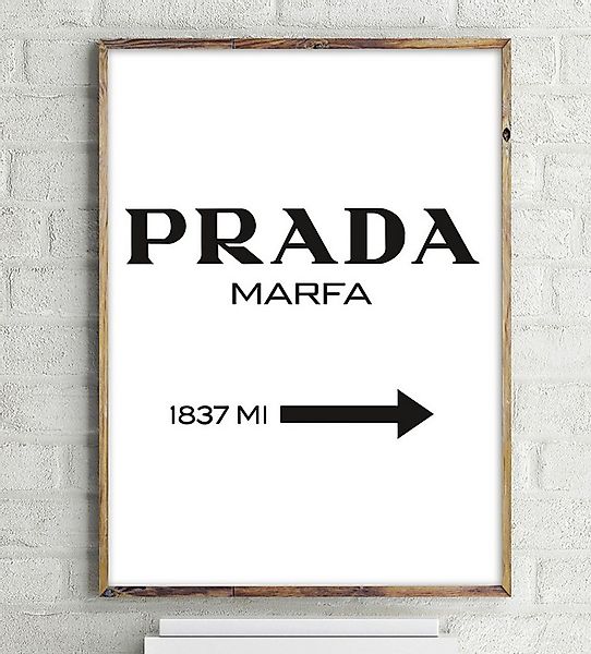 Close Up Poster Prada Marfa Kunstdruck 1837 Miles 30 x 40 cm günstig online kaufen