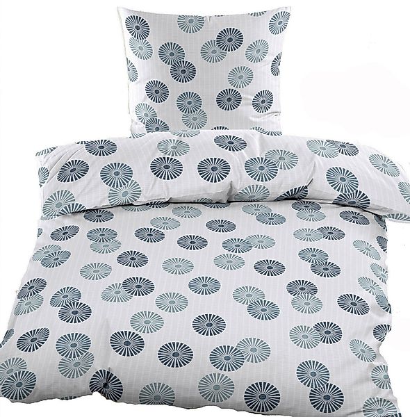 KH-Haushaltshandel Bettwäsche 2-tlg. Seersucker Bettwäsche 135x200 günstig online kaufen