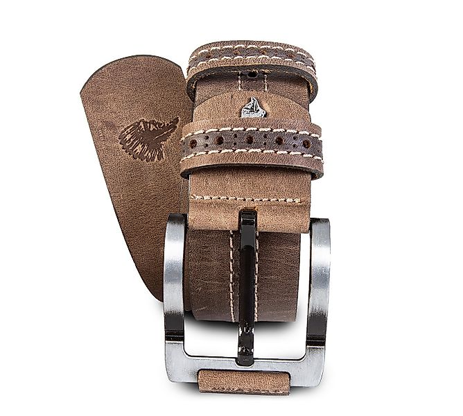 Rock Creek Ledergürtel Herren Leder Gürtel Metallschnalle G-013 günstig online kaufen