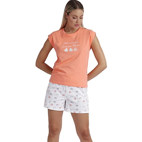 Admas  Pyjamas/ Nachthemden Pyjama Hausanzug Shorts T-Shirt Always Love You günstig online kaufen