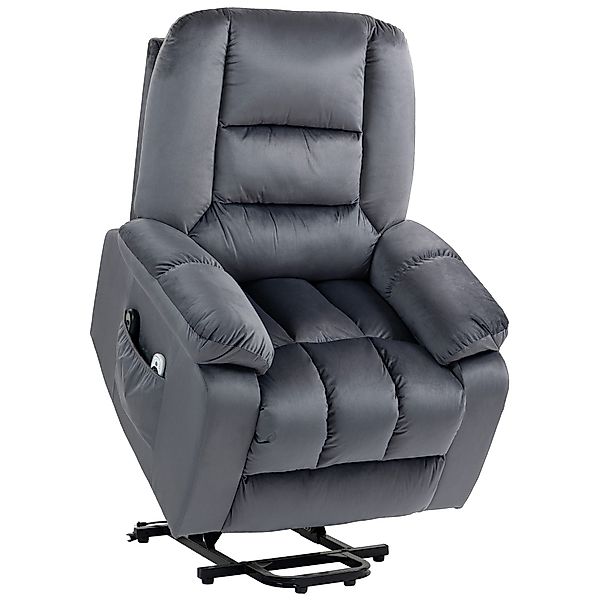 HOMCOM Massagesessel Elektrischer Aufstehsessel mit Seitentaschen günstig online kaufen