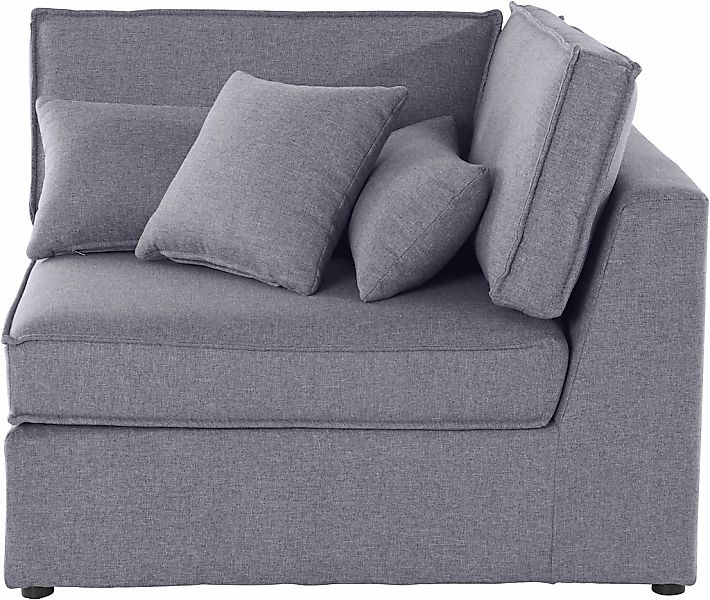 RAUM.ID Sofa-Eckelement "Florid", Teil eines Modulsofas, fester Sitzkomfort günstig online kaufen