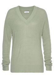 LASCANA V-Ausschnitt-Pullover aus weichem Strick, bequemer Damenpullover günstig online kaufen