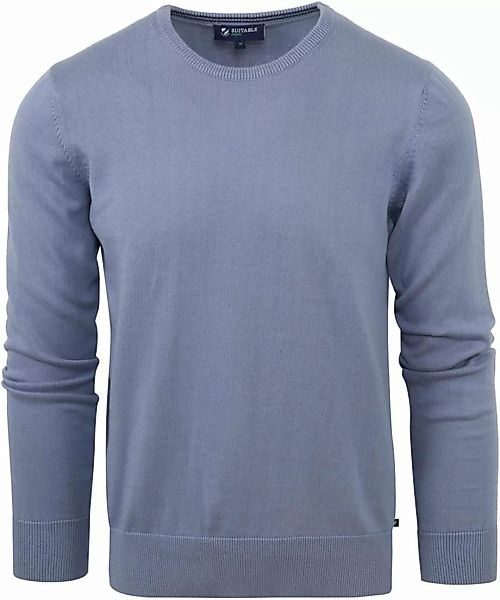Suitable Respect Oinix Pullover O-Ausschnitt Blau - Größe XXL günstig online kaufen