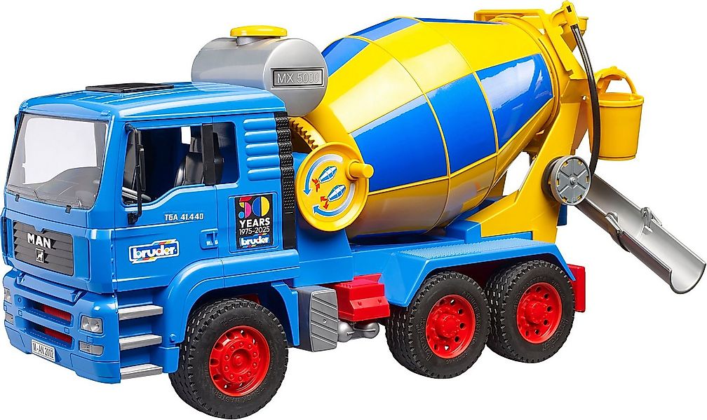 Bruder® Spielzeug-LKW Betonmisch-LKW MAN TGA 50 Jahre (01063), Made in Euro günstig online kaufen