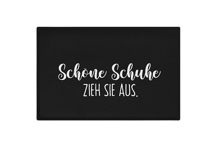 Trendation Fußmatte Lustige Fußmatte mit Spruch Schöne Schuhe Zieh Sie Aus günstig online kaufen