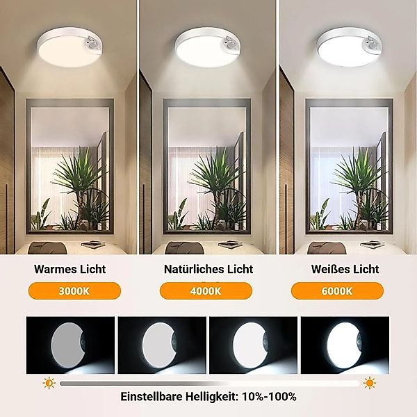 BlingBin LED Deckenleuchte Akku mit Bewegungsmelder, günstig online kaufen