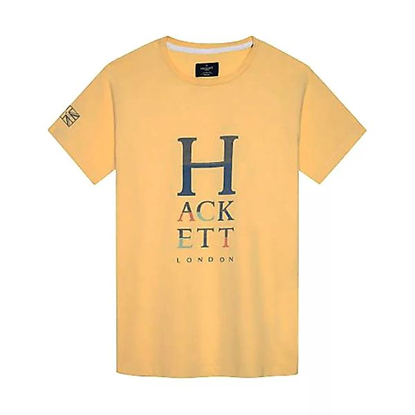 Hackett Color Letters Kurzärmeliges T-shirt S Sunlight günstig online kaufen