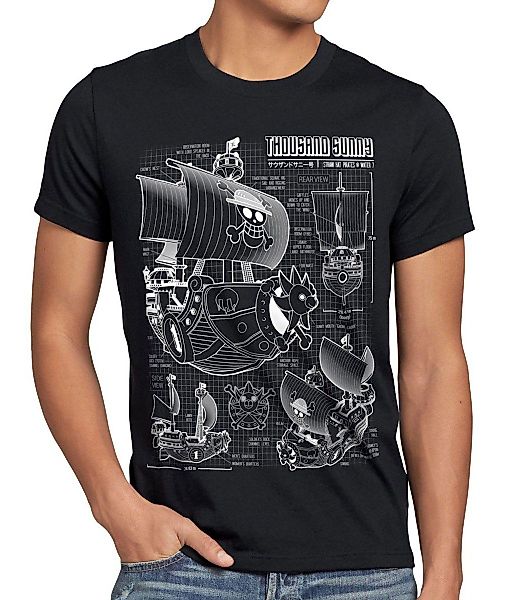 style3 T-Shirt Thousand Sunny piece one günstig online kaufen