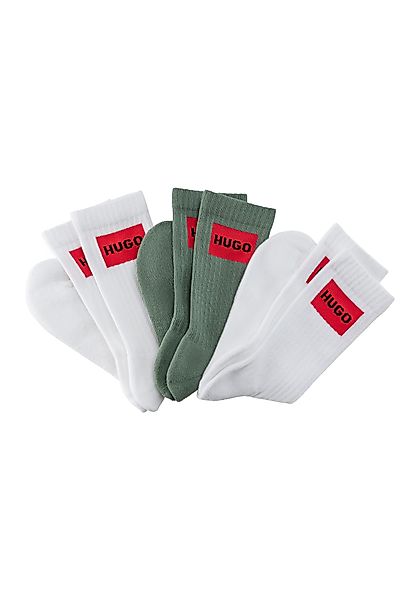 HUGO Freizeitsocken 3P QS RIB LABEL günstig online kaufen