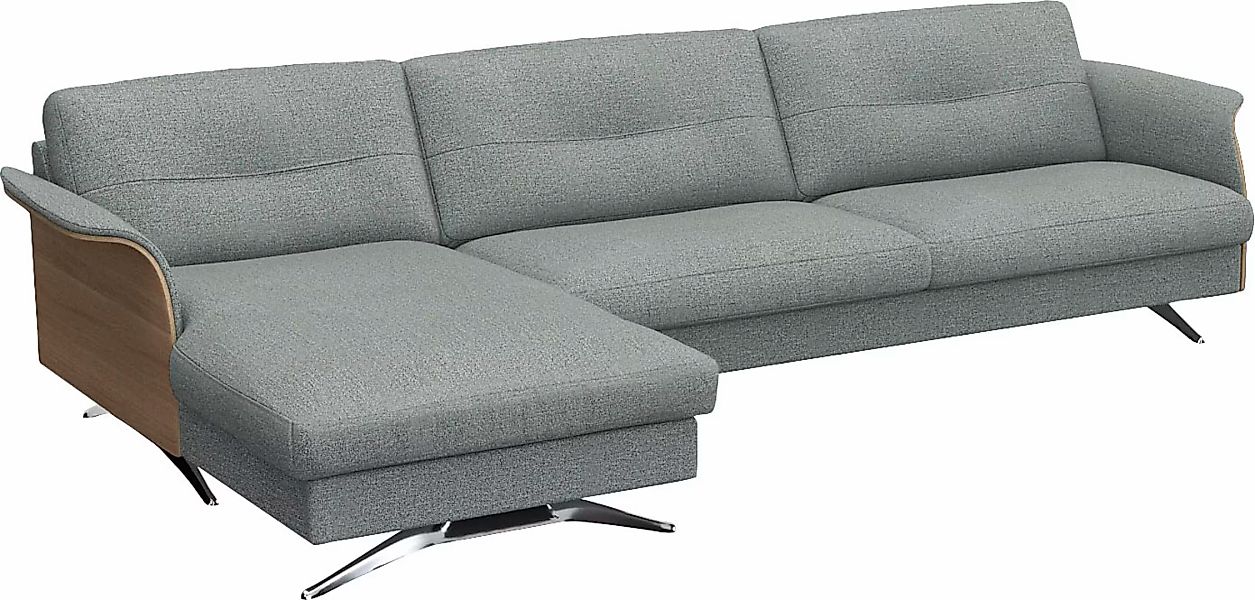 FLEXLUX Ecksofa »Glow, super bequem durch hochwertigem Sitzaufbau mit Feder günstig online kaufen