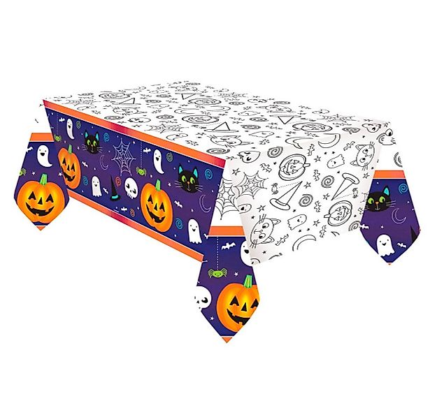 Amscan Dekoobjekt Happy Halloween Tischdecke aus Papier - 120 x 180 günstig online kaufen