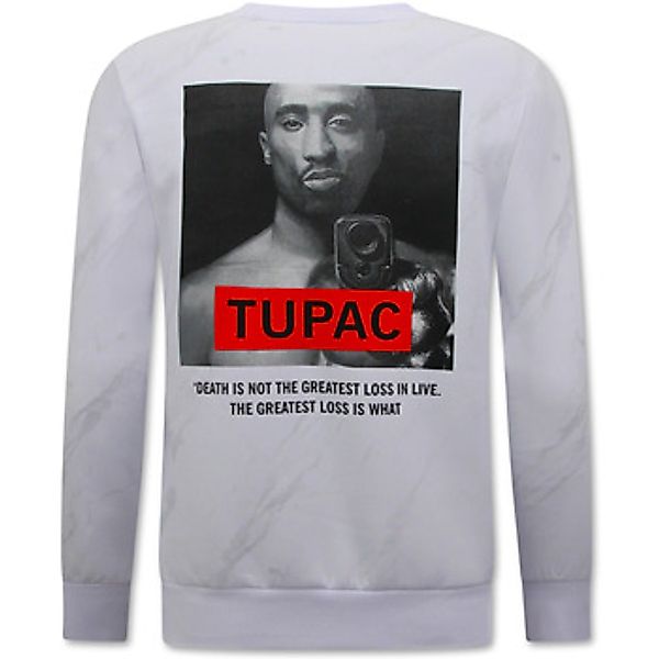 Top Star  Sweatshirt Tupac Heren Trui Wit günstig online kaufen