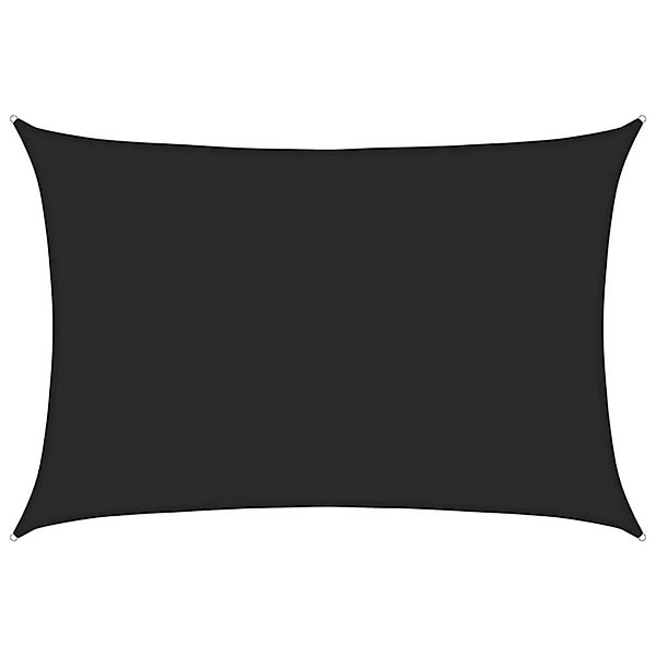 vidaXL Sonnensegel 160 g/m² Schwarz 5x6 m HDPE 311741 günstig online kaufen