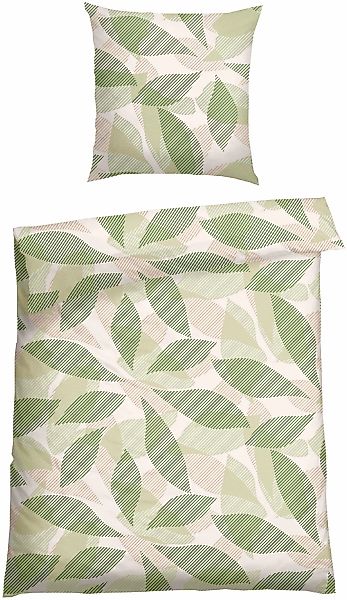 Schiesser Bettwäsche "Lea aus weicher Baumwolle mit einem aufwändigen Grafi günstig online kaufen