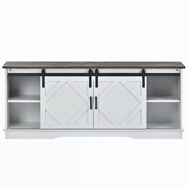 JOIVI TV-Schrank Großer TV-Schrank TV Stand Sideboard (mit 2 klassischen Sc günstig online kaufen