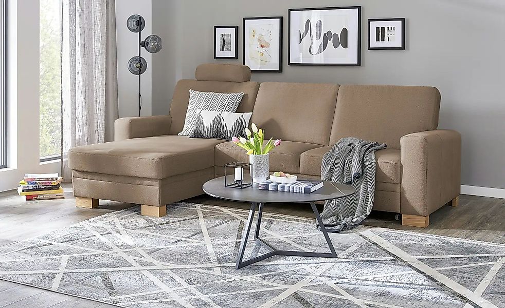 meinSofa Ecksofa  Uli-S ¦ braun ¦ Maße (cm): B: 270 H: 90 T: 258.0 Polsterm günstig online kaufen