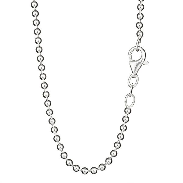 NKlaus Silberkette Collier 65cm Kugelkette rund günstig online kaufen
