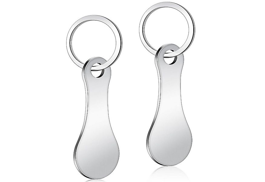 FOUORTUNATE-BEE Schlüsselanhänger Einkaufswagenlöser Edelstahl Chip Schlüss günstig online kaufen