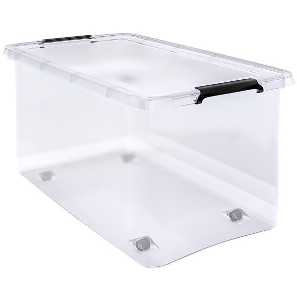 Aufbewahrungsbox Transparent 60x40x35cm 60L stapelbar günstig online kaufen