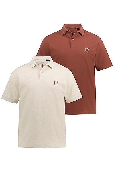 JP1880 Poloshirt Poloshirts Basic 2er-Pack Piqué gekämmte Baumwolle (2-tlg) günstig online kaufen