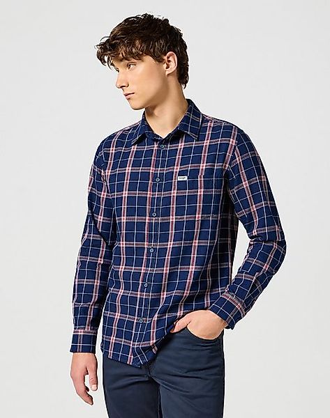 Wrangler Langarmhemd 1 PKT SHIRT mit Karomuster günstig online kaufen