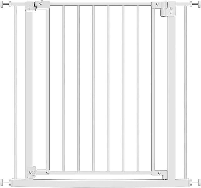 Woltu Treppenschutzgitter (1 St), 75-87 cm, Auto-Close, 90° Stop, 2 Riegel günstig online kaufen