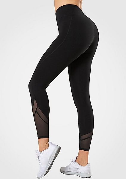 Yvette Leggings Damen Sporthose Lang mit Mesh Blickdicht Fitness, 192A02 günstig online kaufen