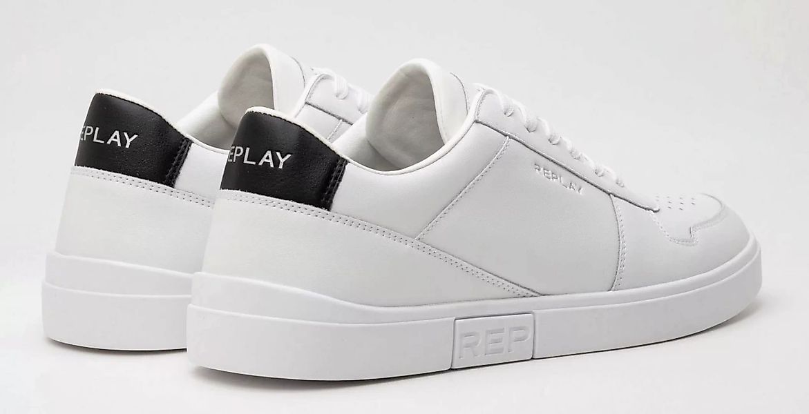 Replay Sneaker "POLYS COURT", Freizeitschuh, Halbschuh, Schnürschuh mit Per günstig online kaufen