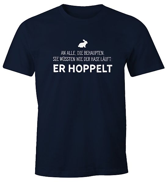 MoonWorks Print-Shirt Herren T-Shirt Spruch an günstig online kaufen