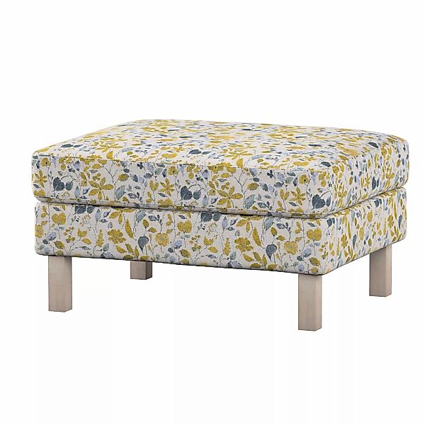 Bezug für Karlstad Hocker, gelb-blau, Husse, Karstadt Hocker, Cosy Home (14 günstig online kaufen