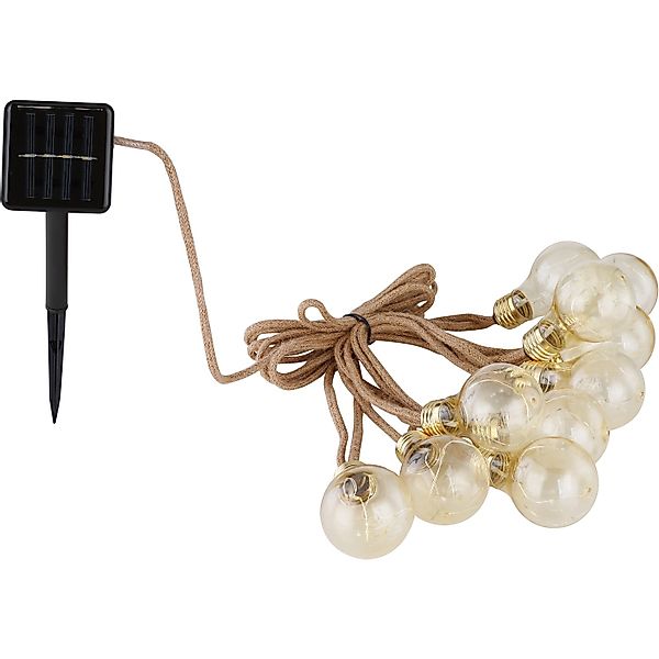 GLOBO LIGHTING LED Solarleuchte Solar Lichterkette Outdoor Garten Solarleuc günstig online kaufen