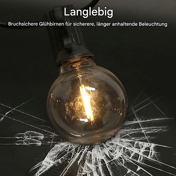 Tukrool LED-Lichterkette LED-Solarleuchten,8 Modi anpassen,LED-Lichterkette günstig online kaufen
